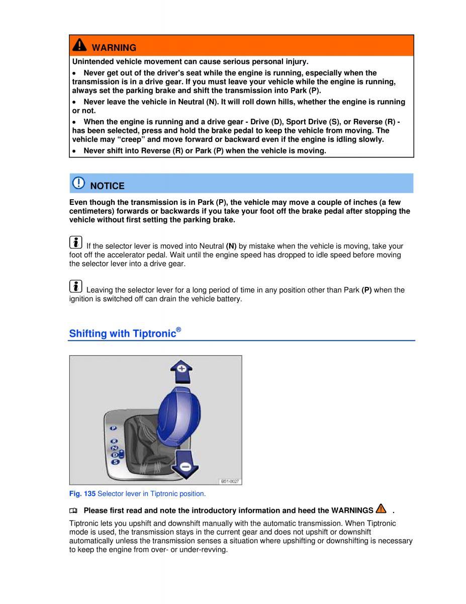 VW Jetta VI SportWagen owners manual / page 175