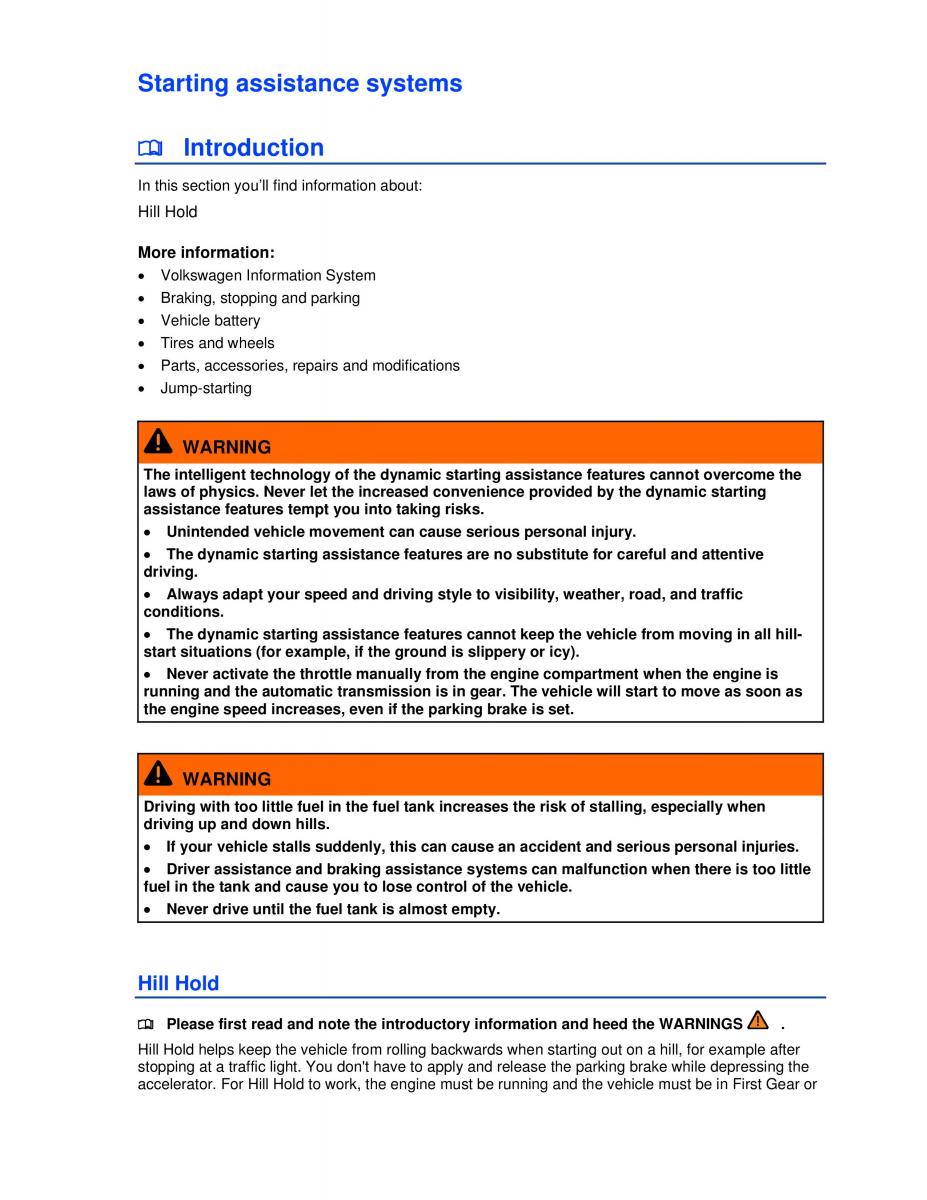 VW Jetta VI SportWagen owners manual / page 199