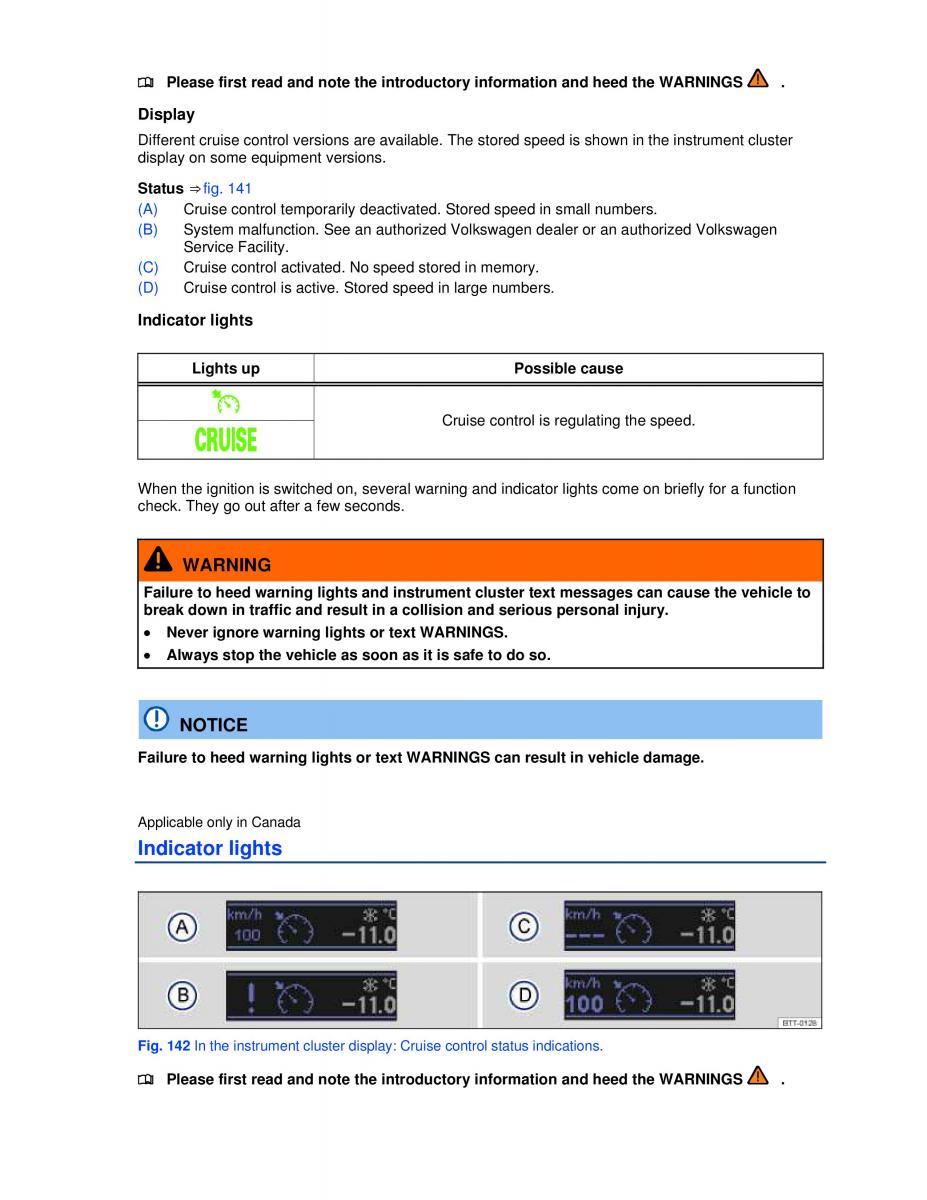 VW Jetta VI SportWagen owners manual / page 202