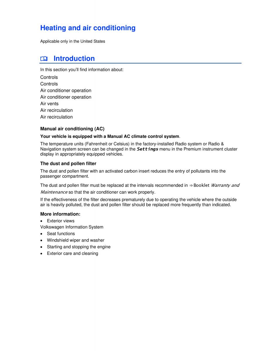 VW Jetta VI SportWagen owners manual / page 210