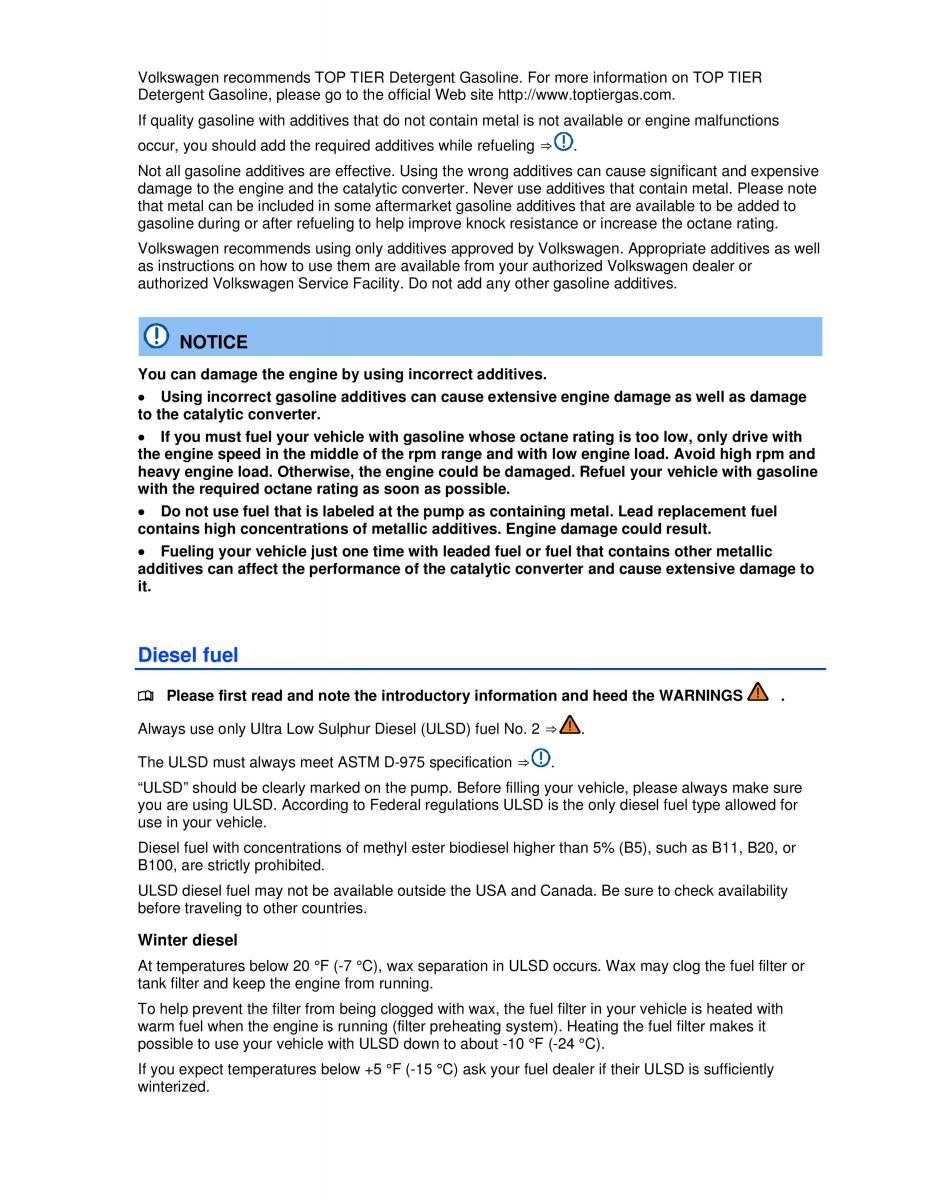 VW Jetta VI SportWagen owners manual / page 230