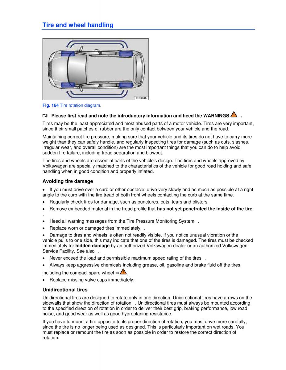 VW Jetta VI SportWagen owners manual / page 256