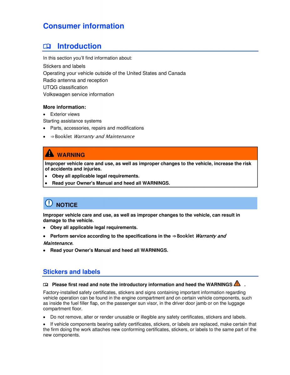 VW Jetta VI SportWagen owners manual / page 281