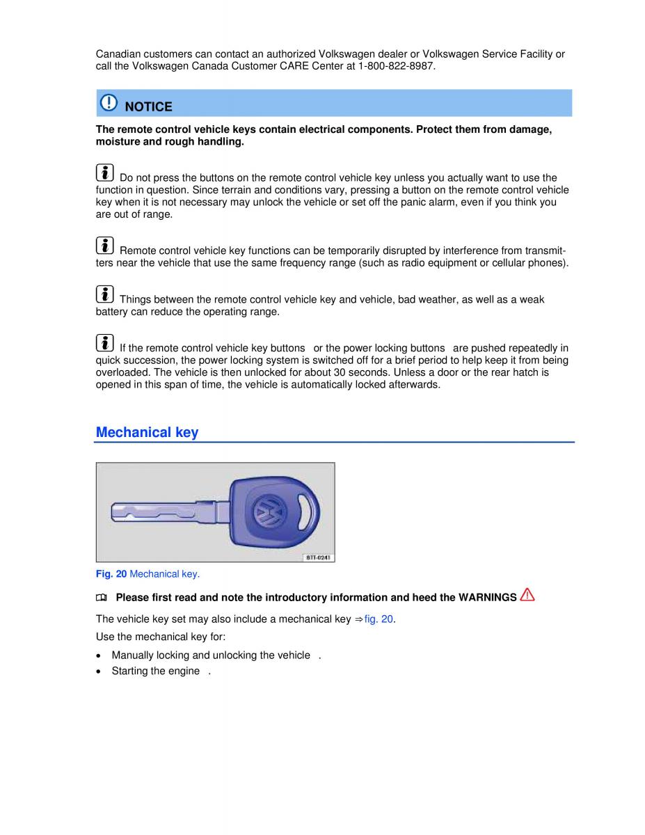 VW Jetta VI SportWagen owners manual / page 37