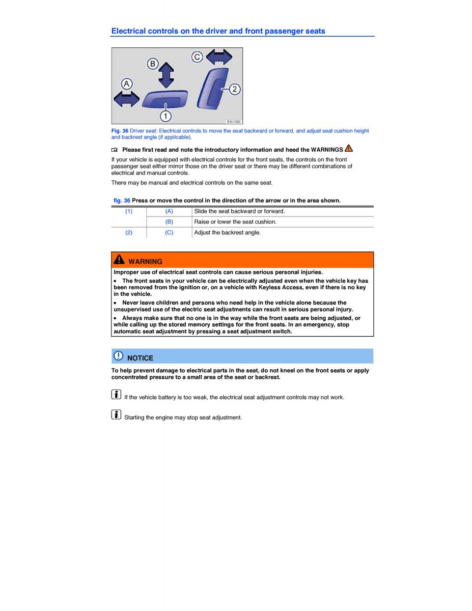 VW Jetta VI 6 Hybrid owners manual / page 68