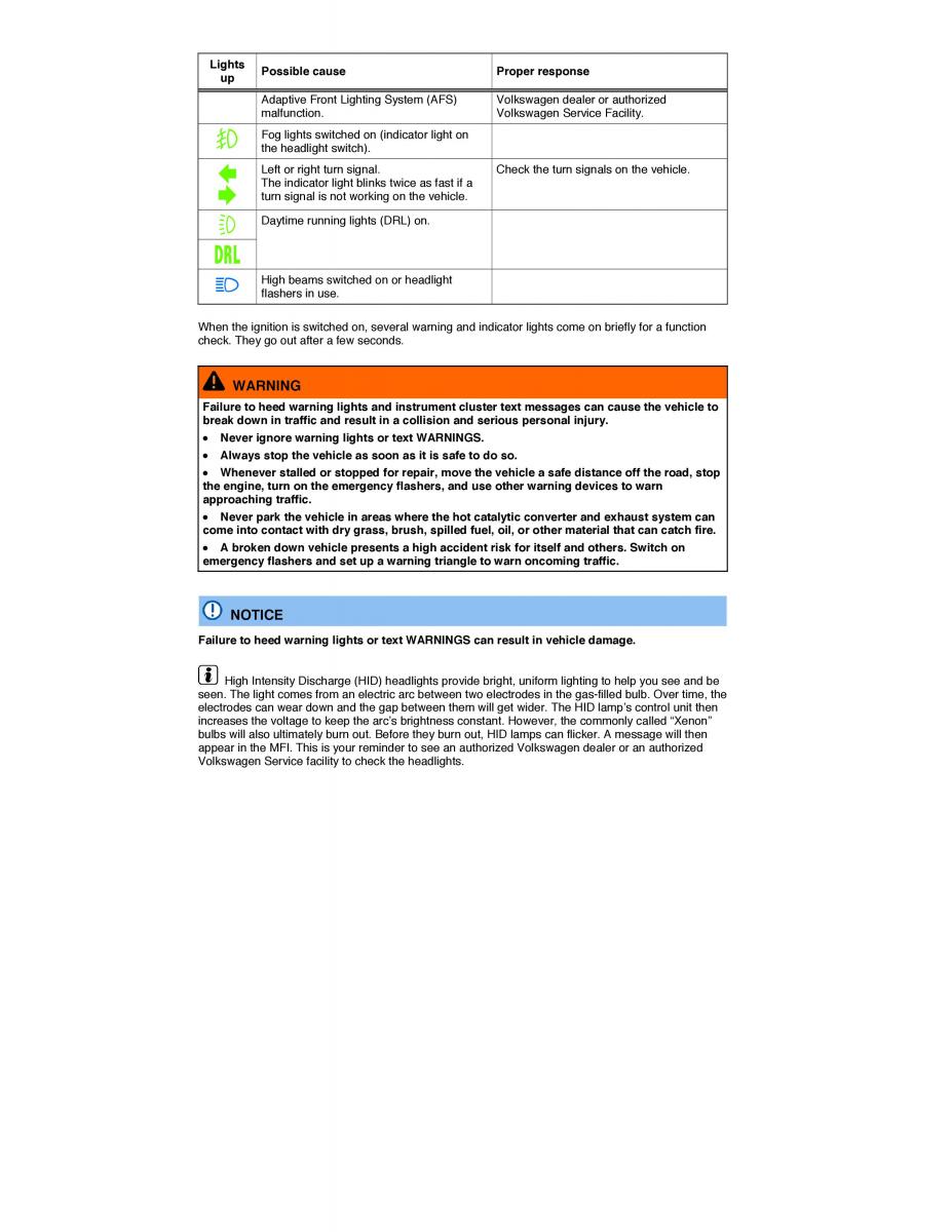 VW Jetta VI 6 Hybrid owners manual / page 95