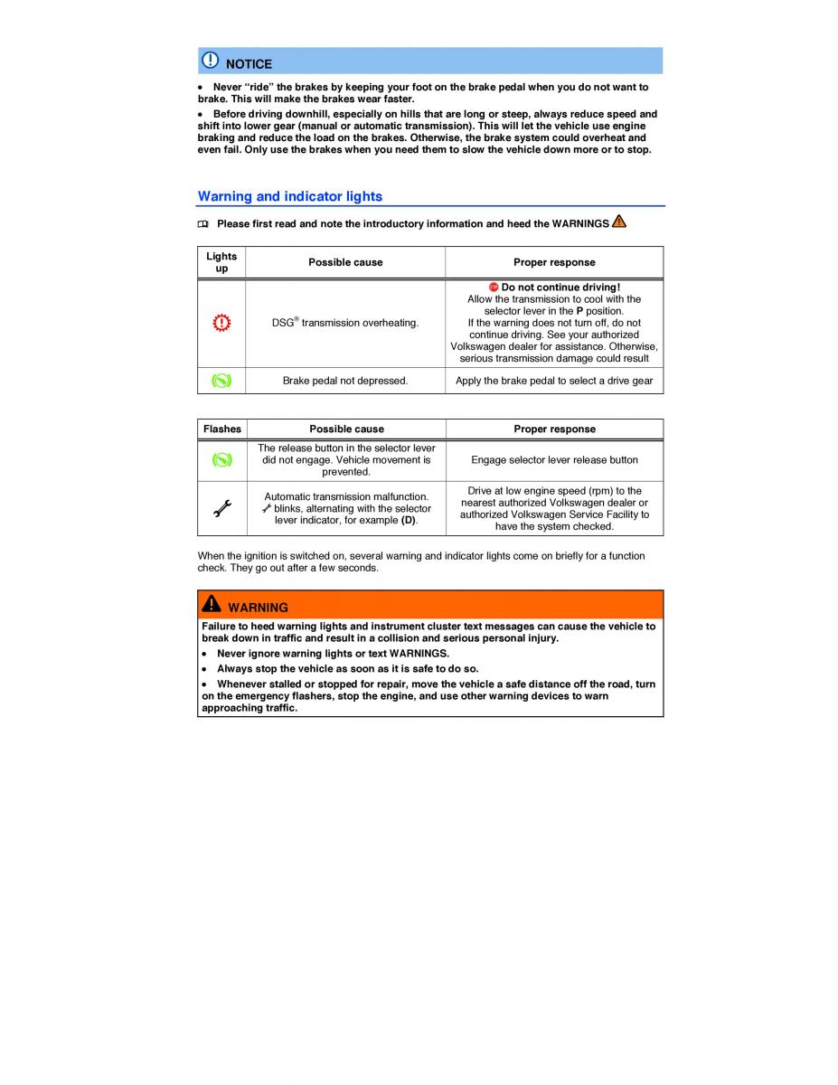 VW Jetta VI 6 Hybrid owners manual / page 185