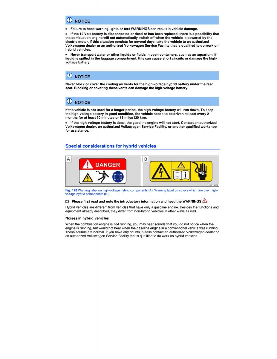 VW Jetta VI 6 Hybrid owners manual / page 223