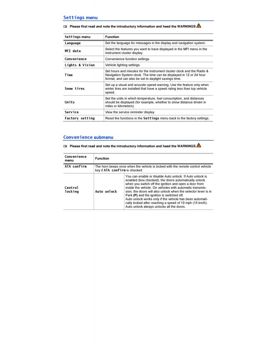 VW Jetta VI 6 Hybrid owners manual / page 23