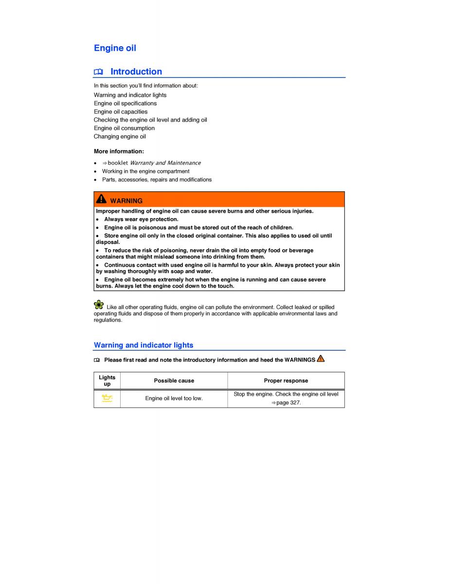 VW Jetta VI 6 Hybrid owners manual / page 262