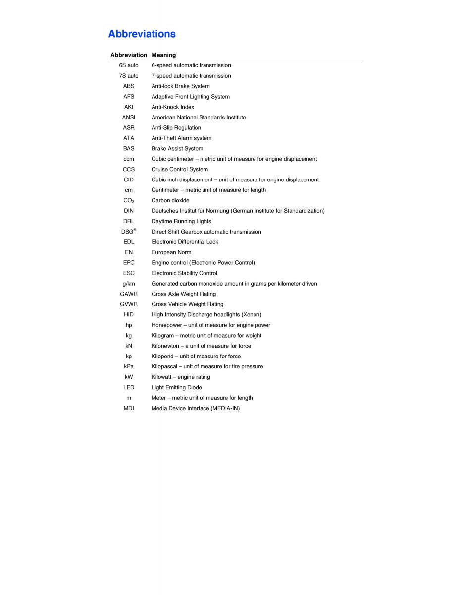 VW Jetta VI 6 Hybrid owners manual / page 371