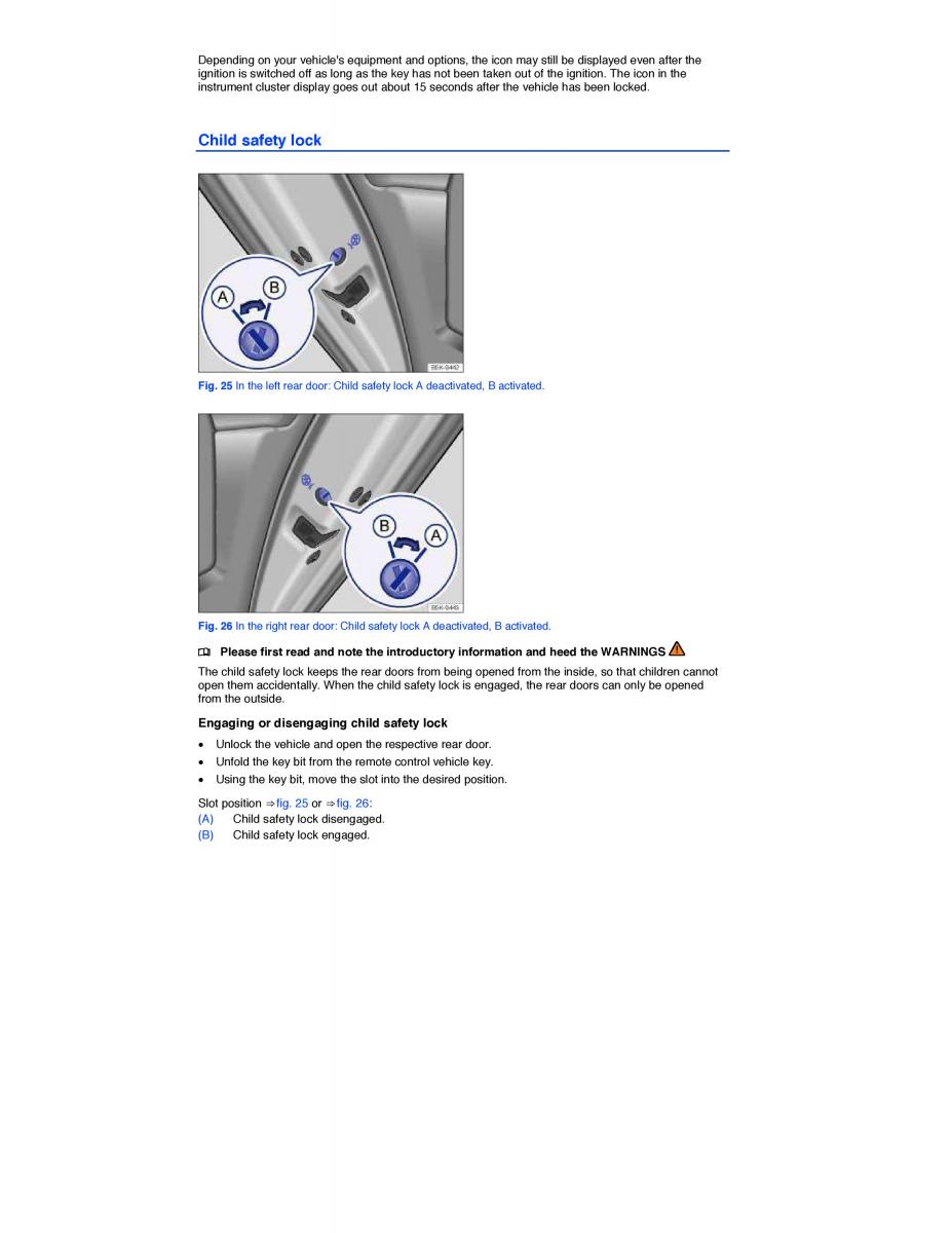 VW Jetta VI 6 Hybrid owners manual / page 47