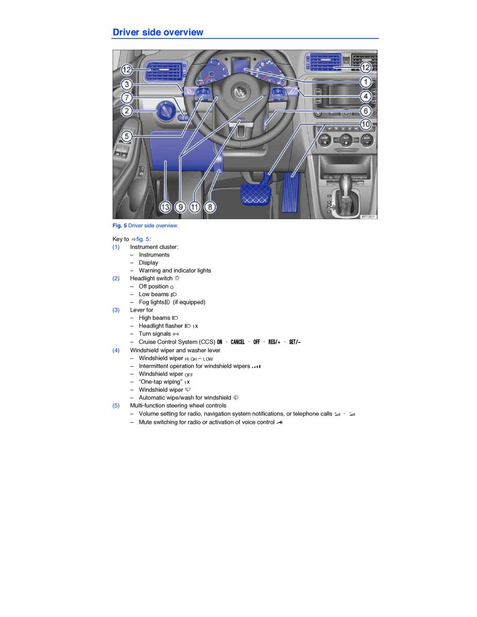 VW Jetta VI 6 Hybrid owners manual / page 5