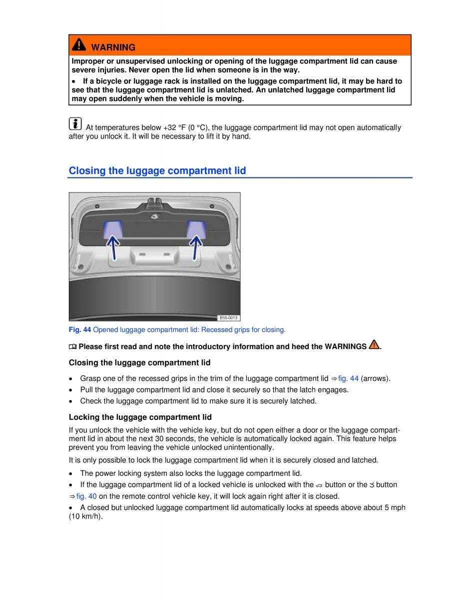 VW Passat B7 NMS owners manual / page 75