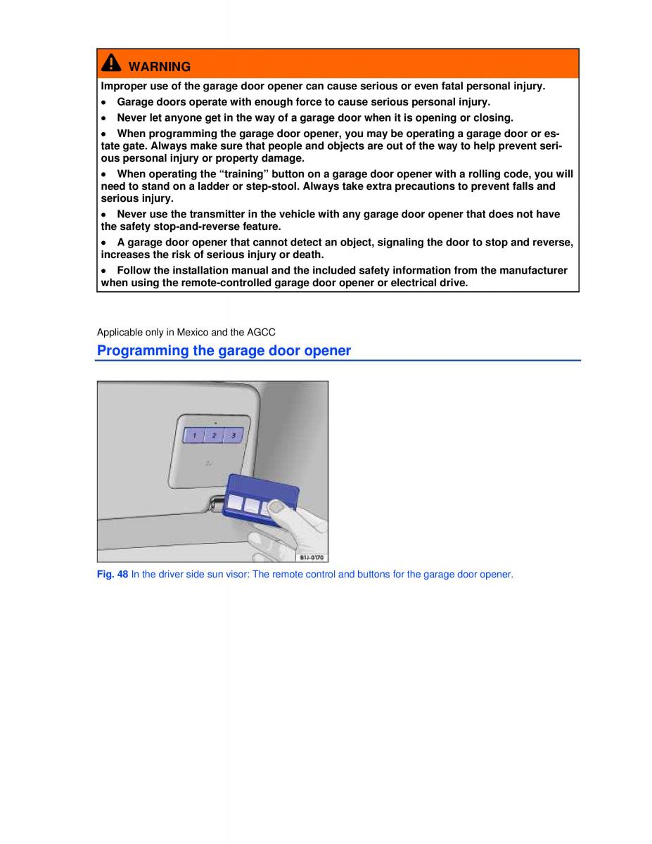 VW Passat B7 NMS owners manual / page 85