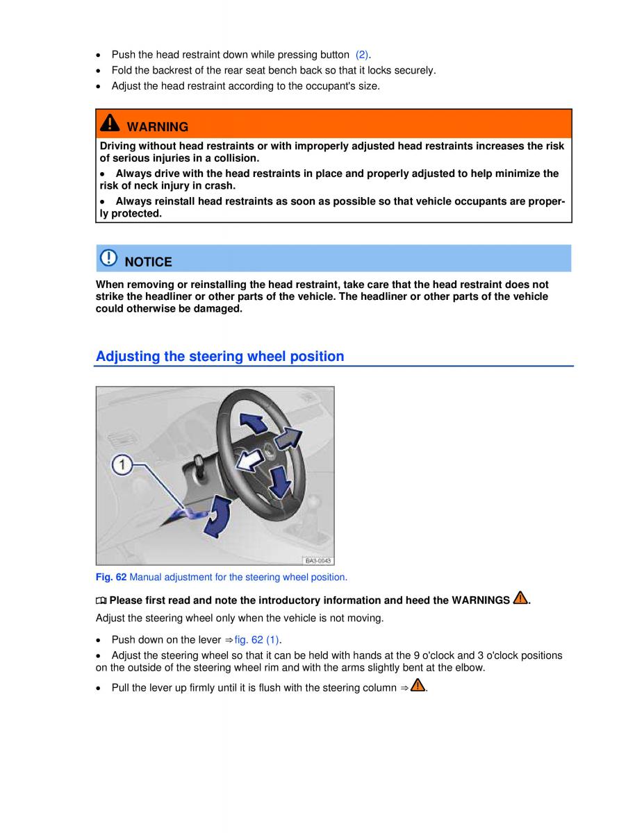 VW Passat B7 NMS owners manual / page 105