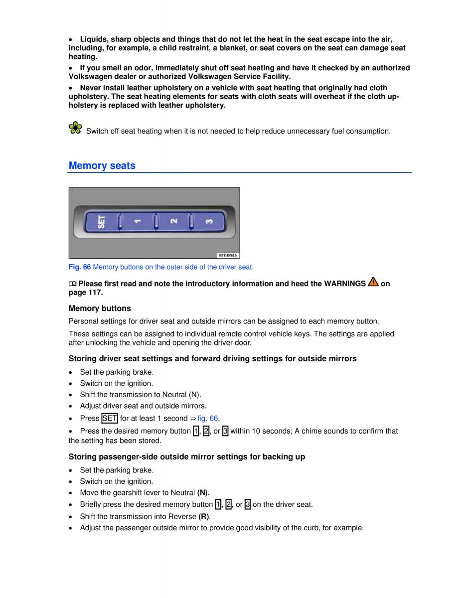 VW Passat B7 NMS owners manual / page 110