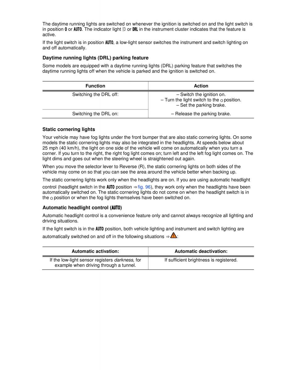 VW Passat B7 NMS owners manual / page 138