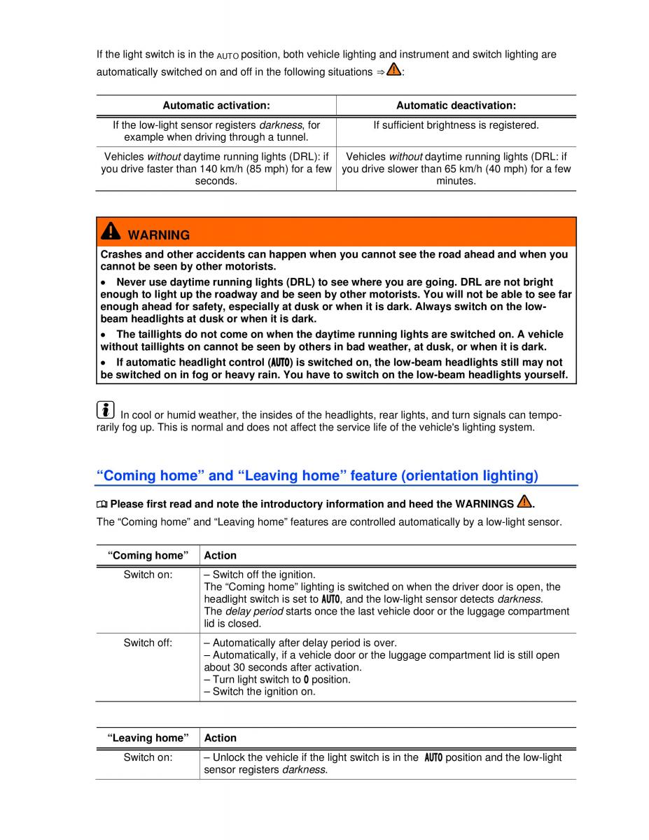 VW Passat B7 NMS owners manual / page 141