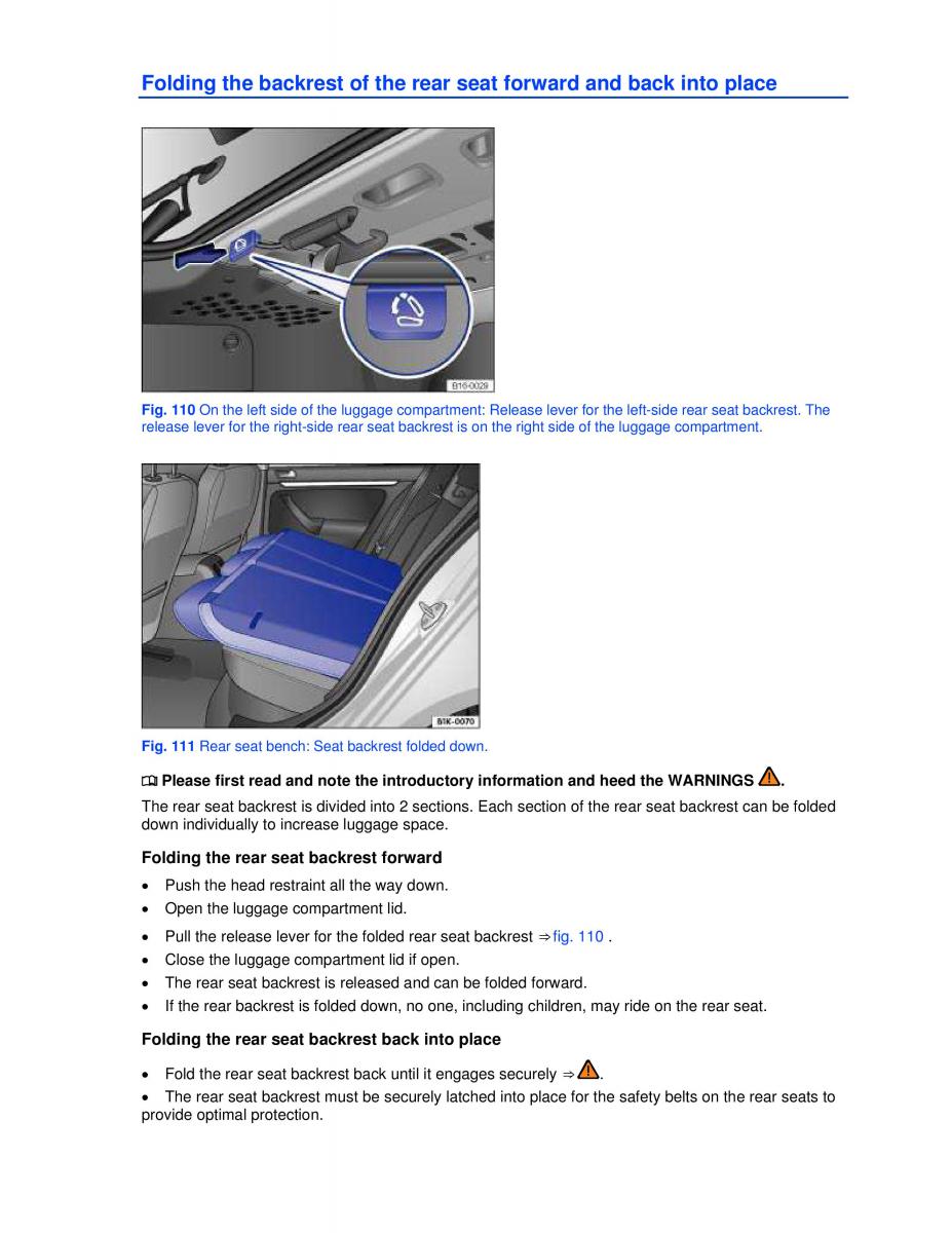 VW Passat B7 NMS owners manual / page 169