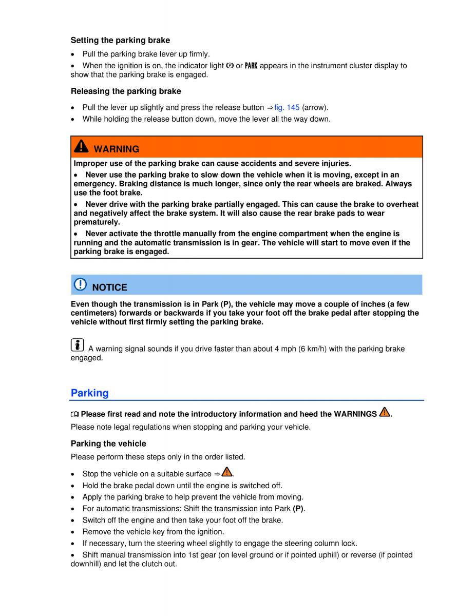 VW Passat B7 NMS owners manual / page 207