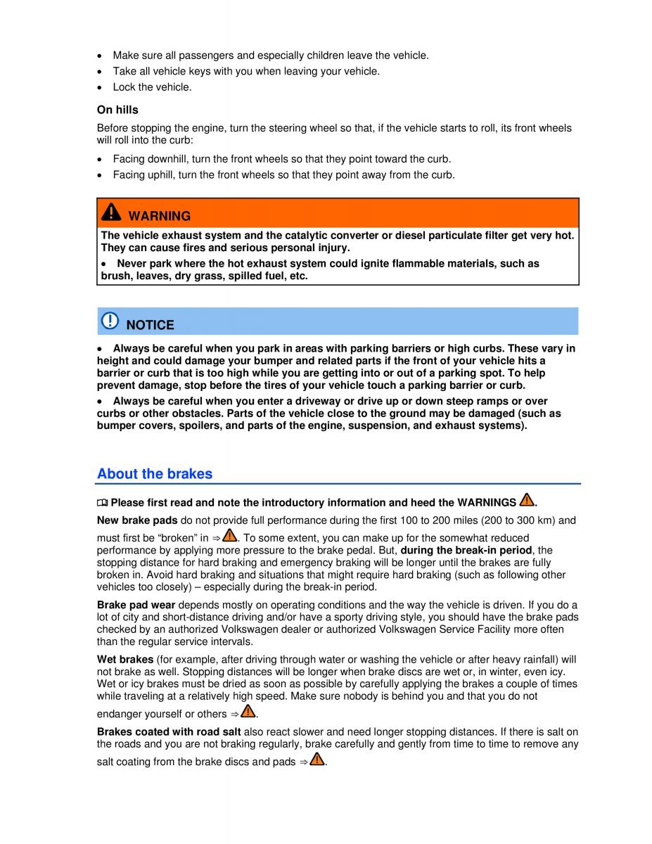 VW Passat B7 NMS owners manual / page 208