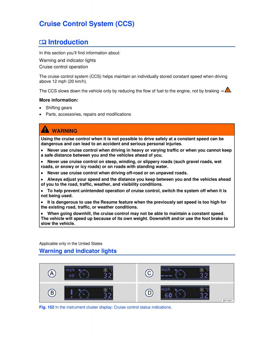 VW Passat B7 NMS owners manual / page 230