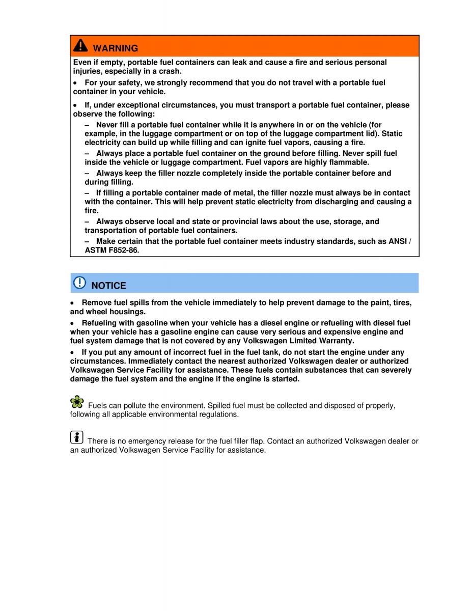 VW Passat B7 NMS owners manual / page 250