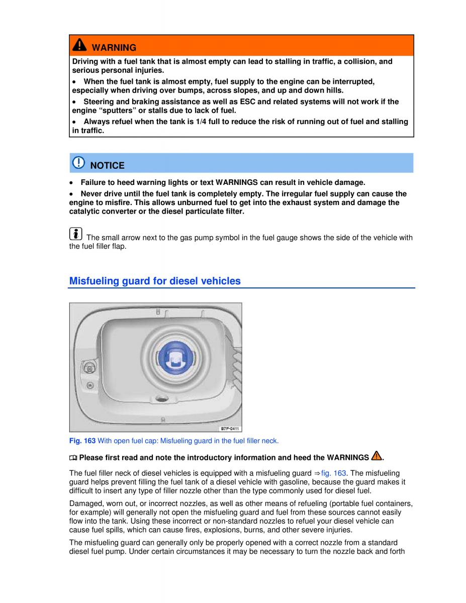 VW Passat B7 NMS owners manual / page 252