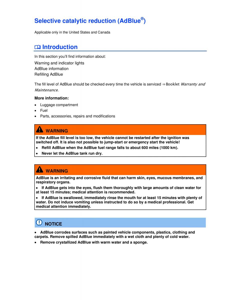 VW Passat B7 NMS owners manual / page 259