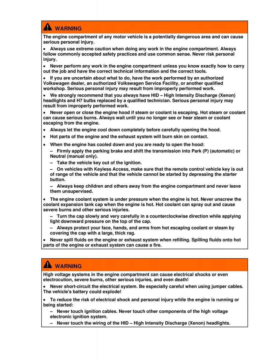 VW Passat B7 NMS owners manual / page 265