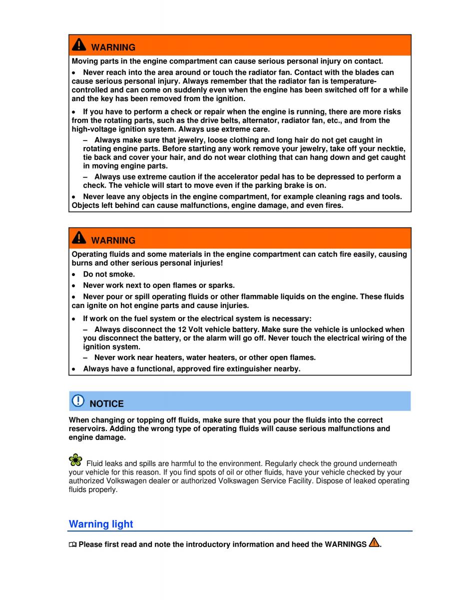 VW Passat B7 NMS owners manual / page 266