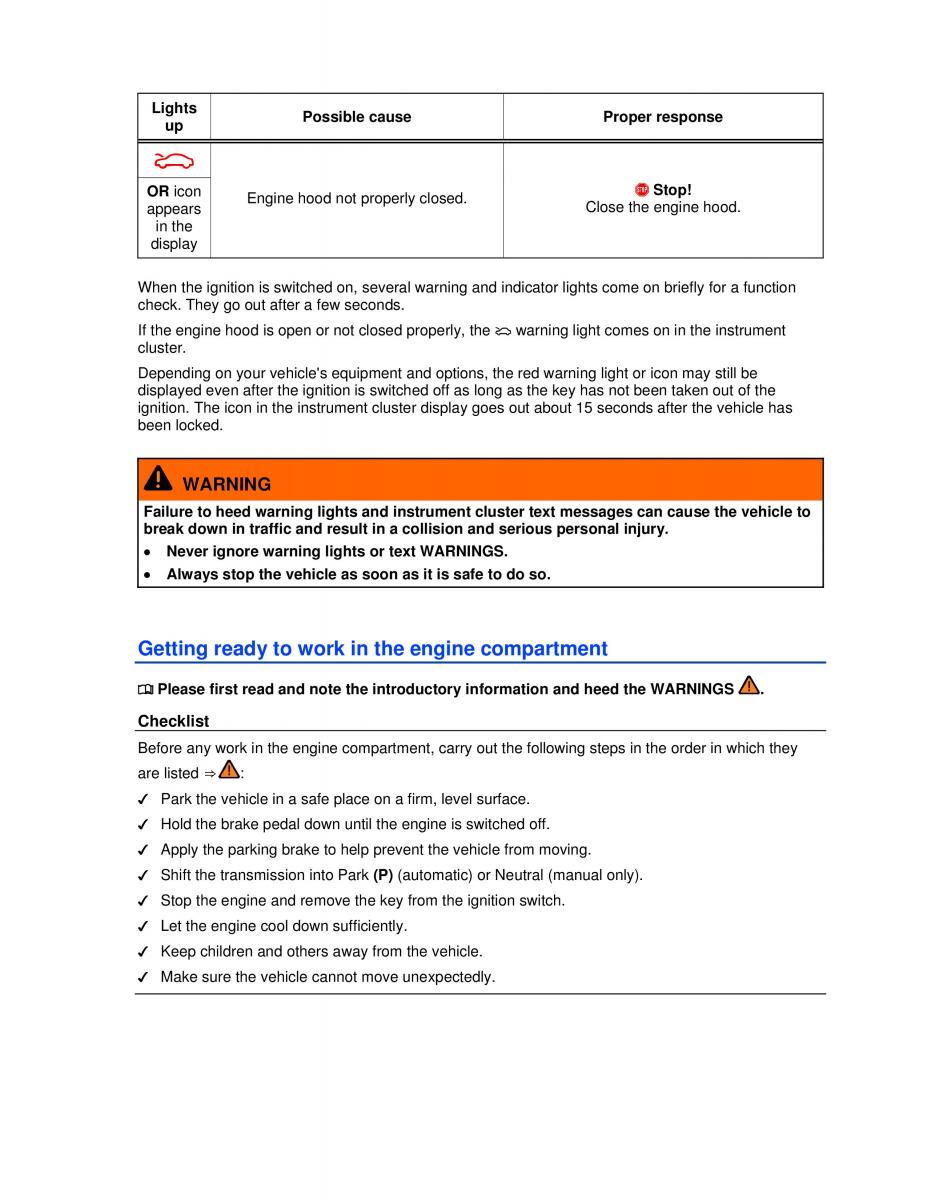 VW Passat B7 NMS owners manual / page 267