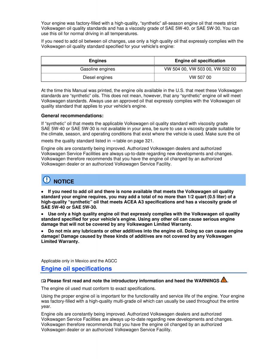 VW Passat B7 NMS owners manual / page 271