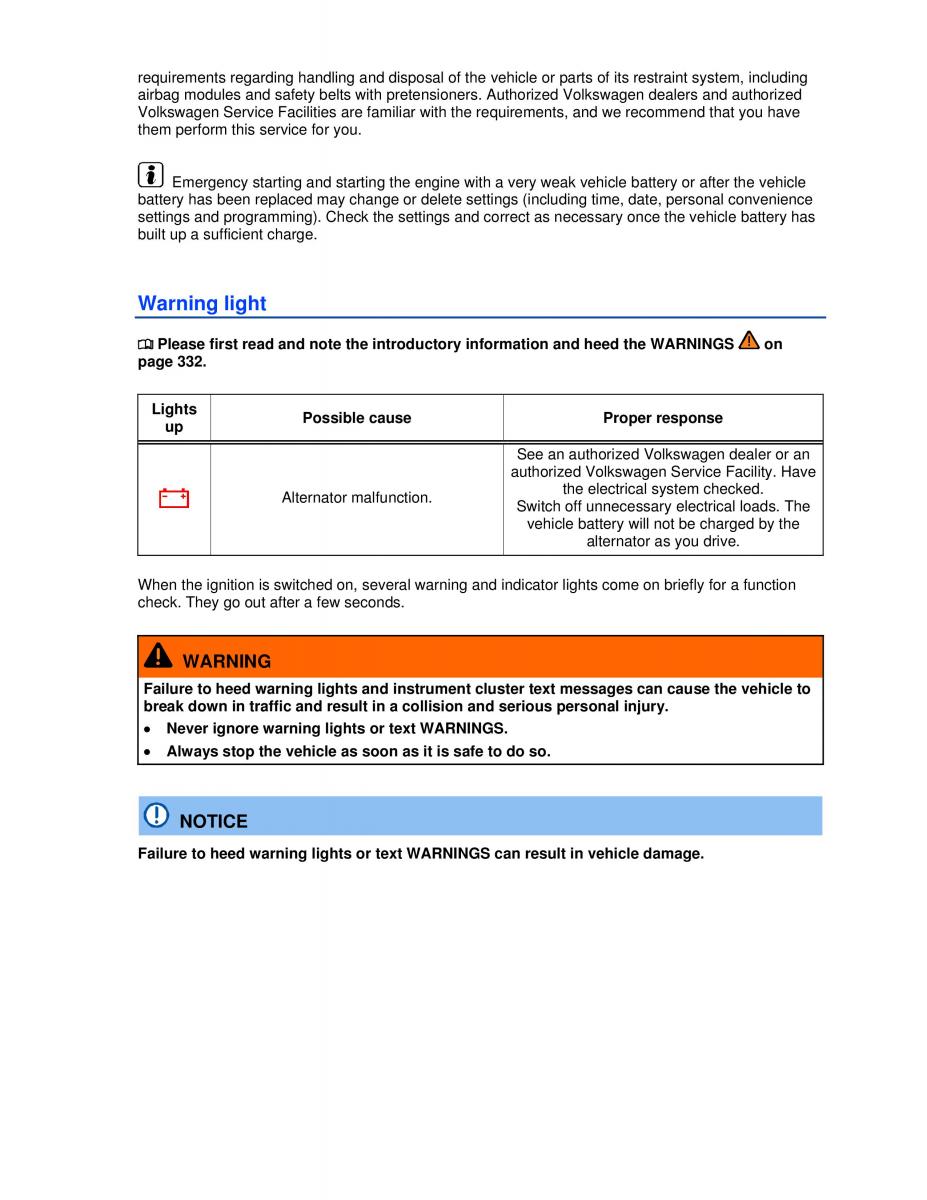 VW Passat B7 NMS owners manual / page 283