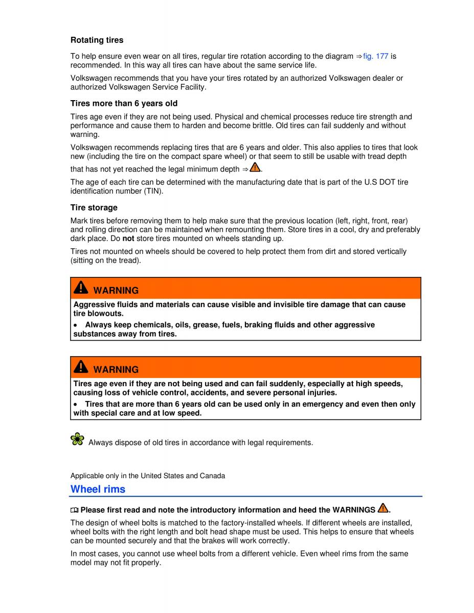 VW Passat B7 NMS owners manual / page 295