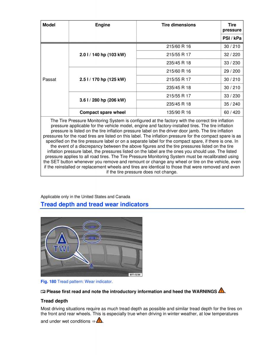 VW Passat B7 NMS owners manual / page 299