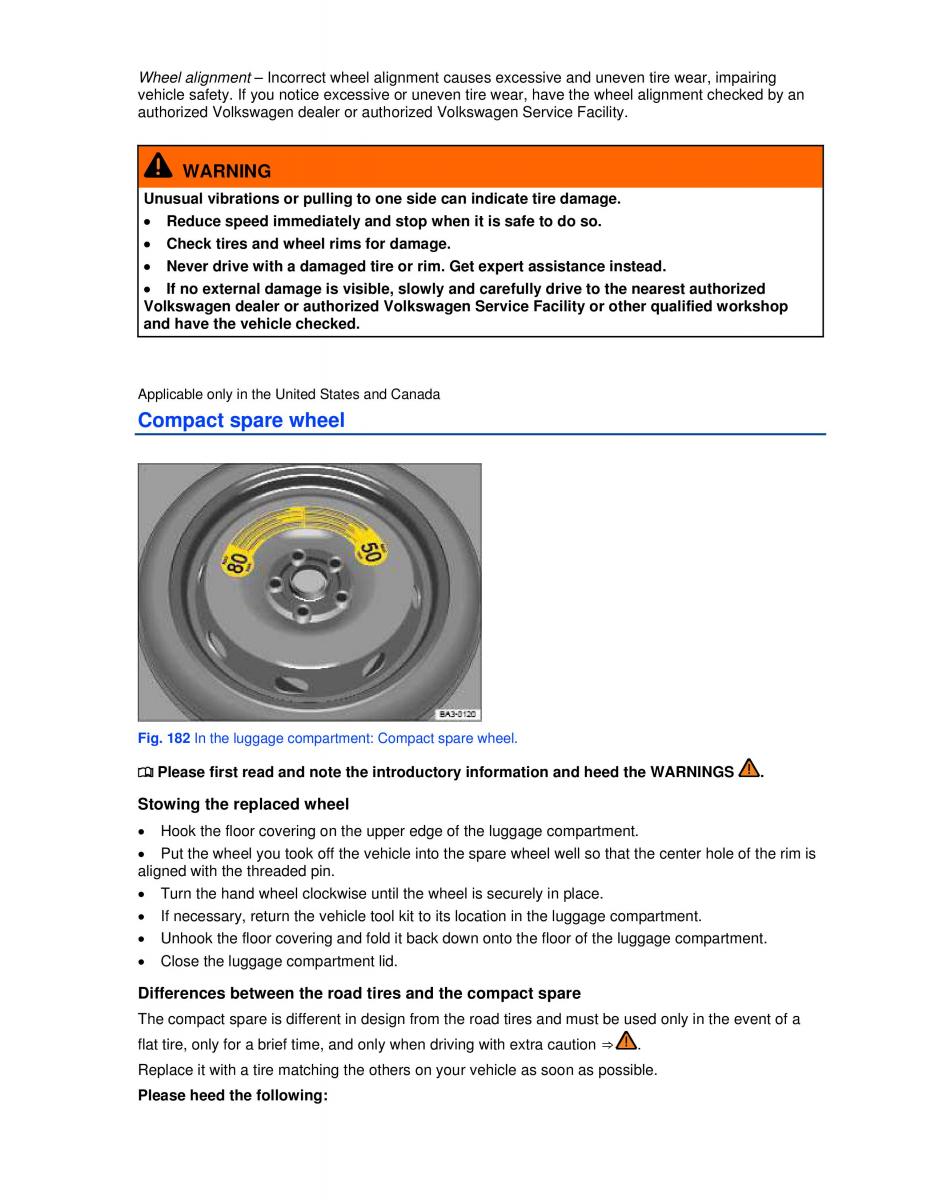 VW Passat B7 NMS owners manual / page 303