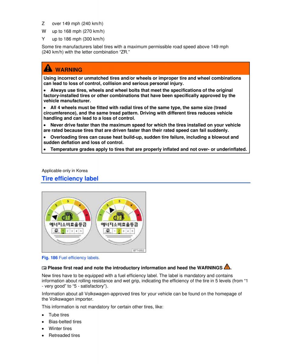 VW Passat B7 NMS owners manual / page 313