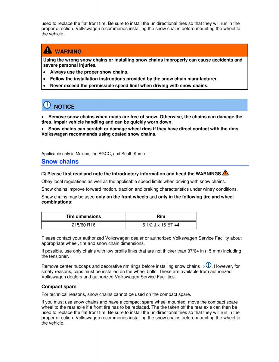 VW Passat B7 NMS owners manual / page 317