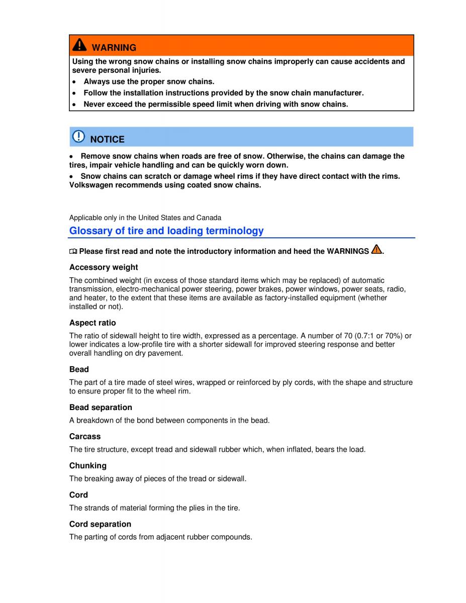 VW Passat B7 NMS owners manual / page 318