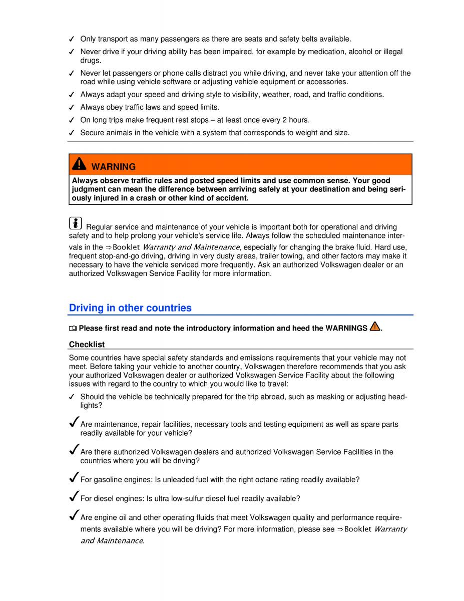 VW Passat B7 NMS owners manual / page 40