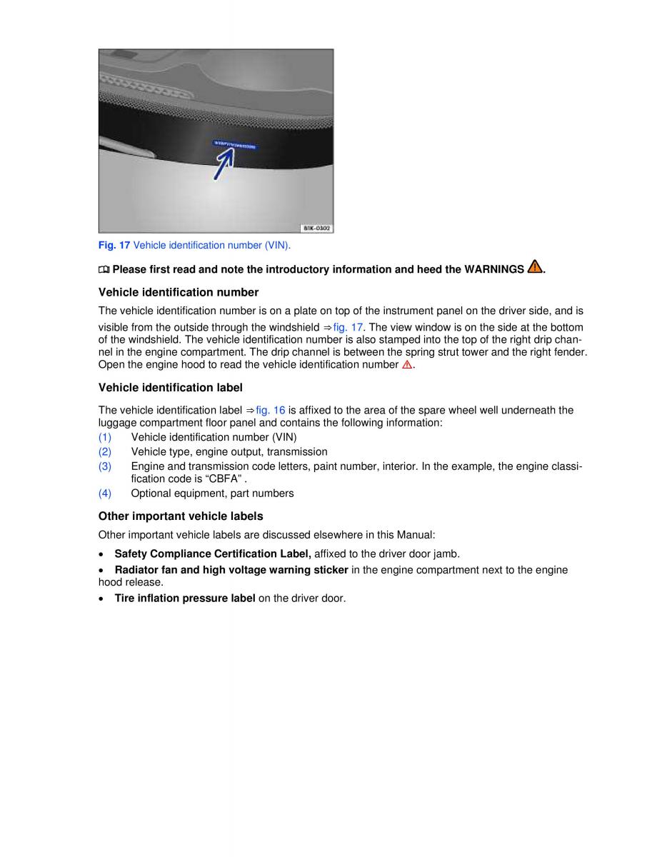 VW Passat B7 NMS owners manual / page 43