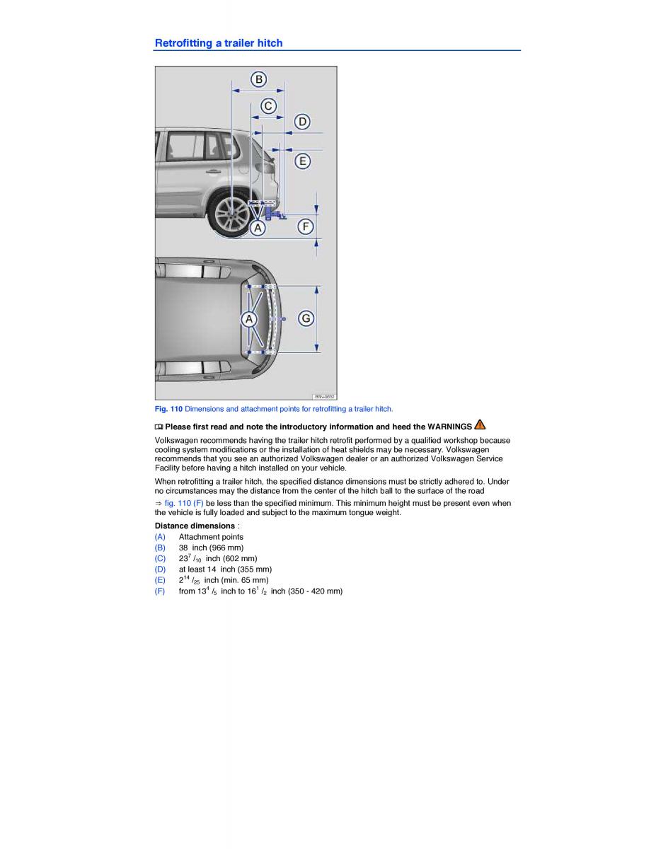 VW Tiguan owners manual / page 161