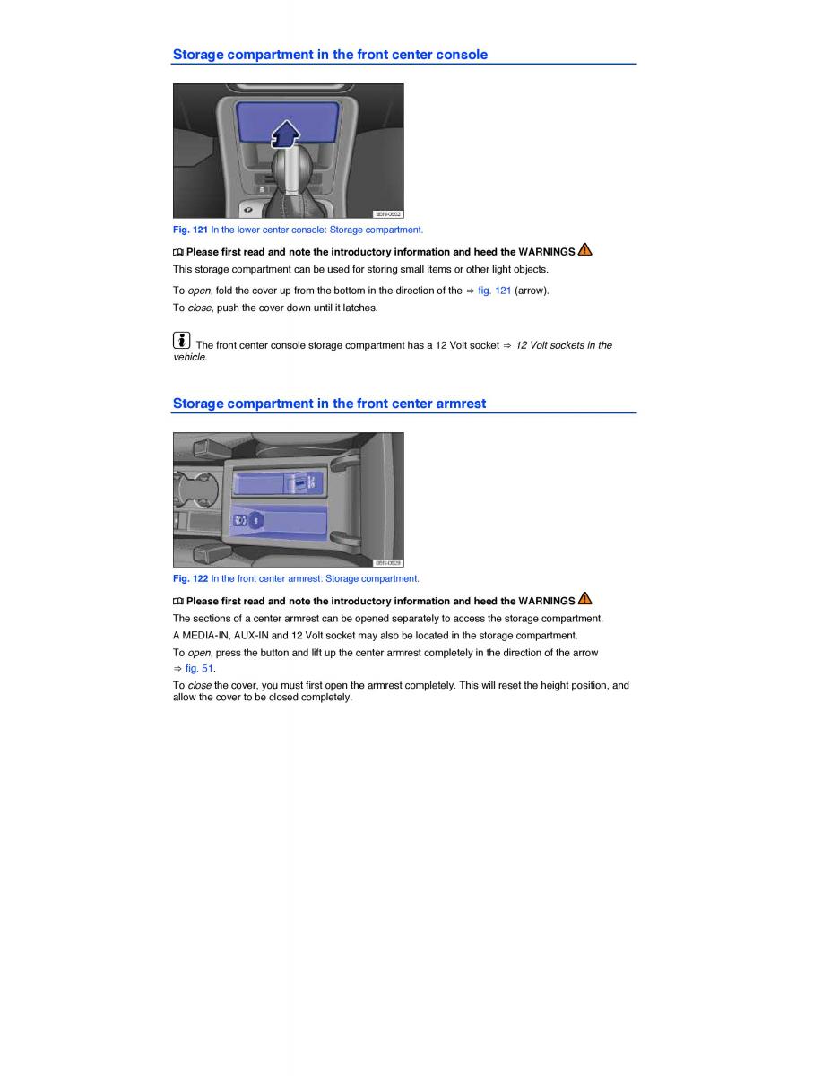 VW Tiguan owners manual / page 202