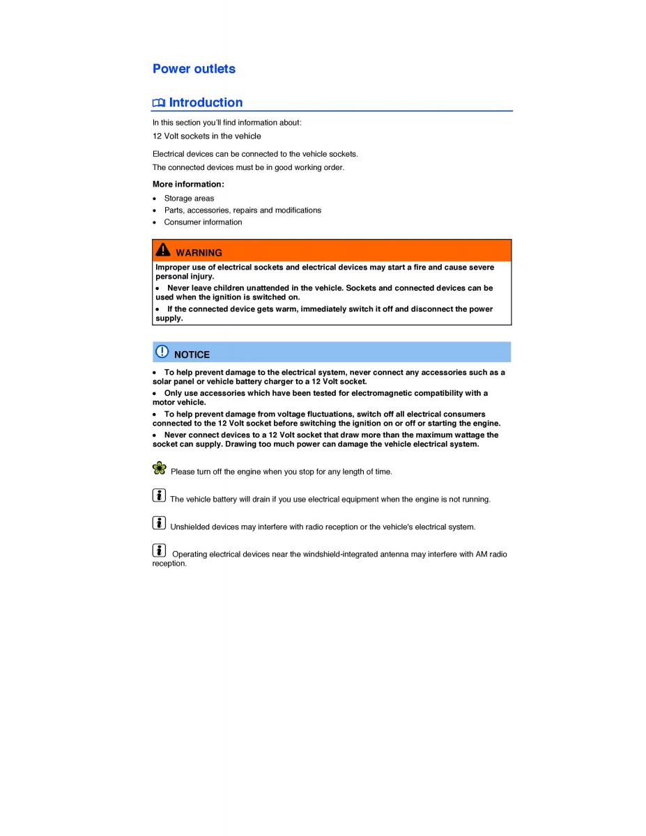 VW Tiguan owners manual / page 211