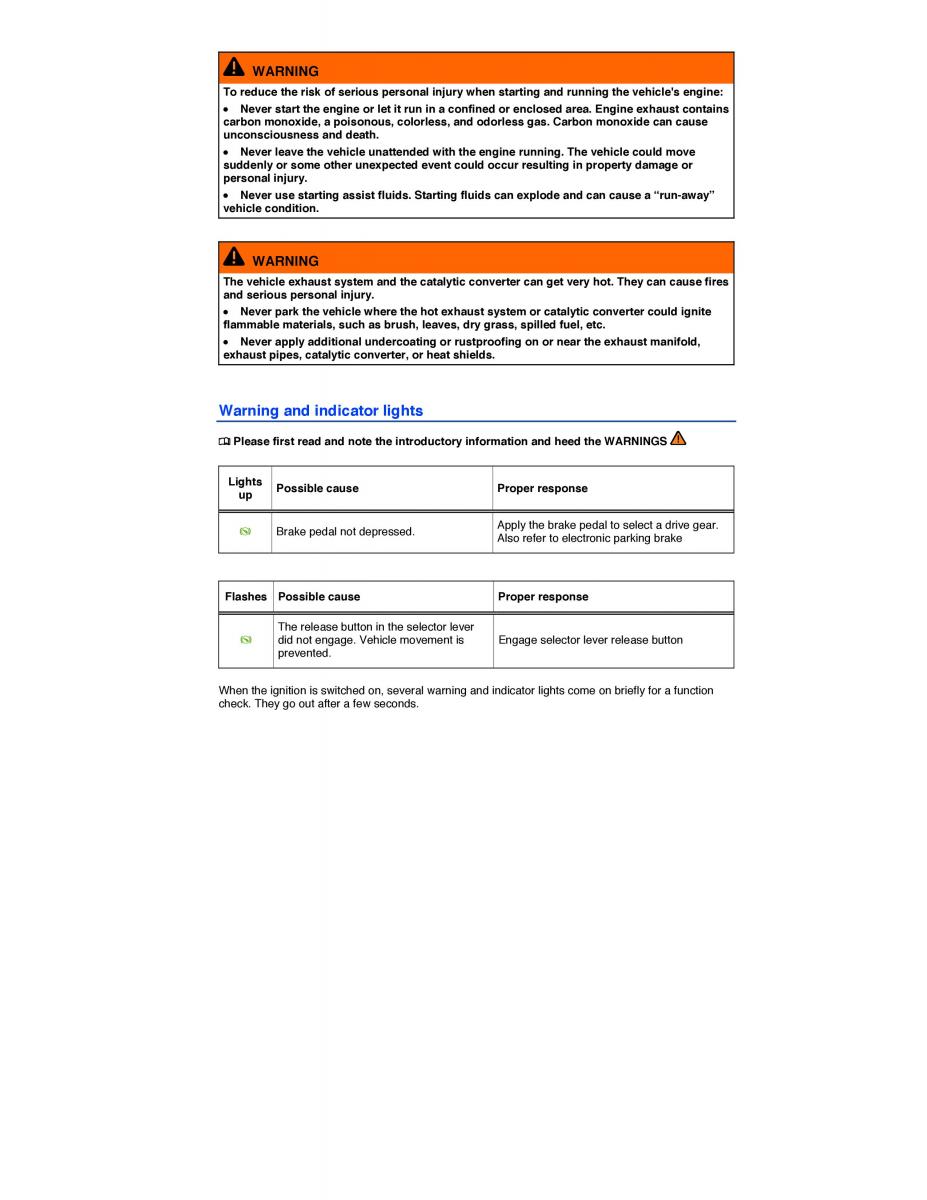 VW Tiguan owners manual / page 215