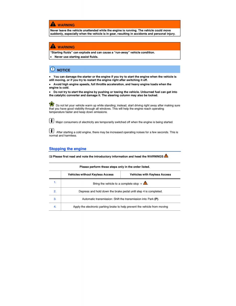 VW Tiguan owners manual / page 220