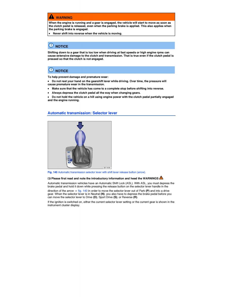 VW Tiguan owners manual / page 228