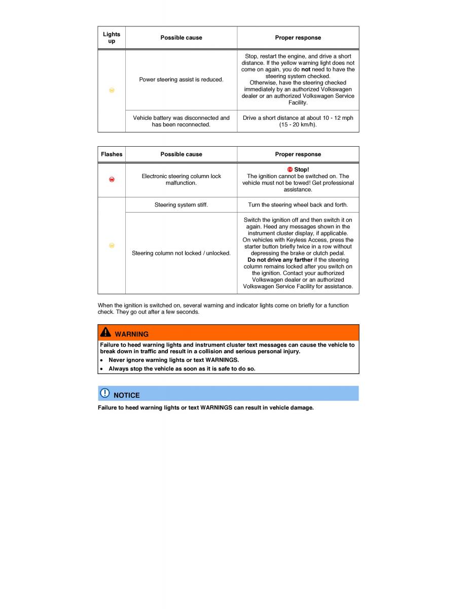 VW Tiguan owners manual / page 234